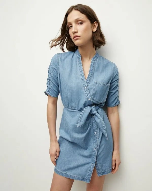 Dunn Denim Dress Iceberg Women Veronica Beard Dresses
