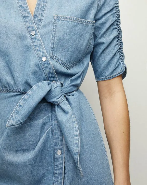 Dunn Denim Dress Iceberg Women Veronica Beard Dresses