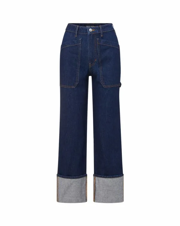 Dylan Cuffed Cargo StraightLeg Jean Indigo Rinse Women Veronica Beard Jeans Dylan Cuffed Cargo StraightLeg Jean Indigo Rinse Women Veronica Beard Jeans