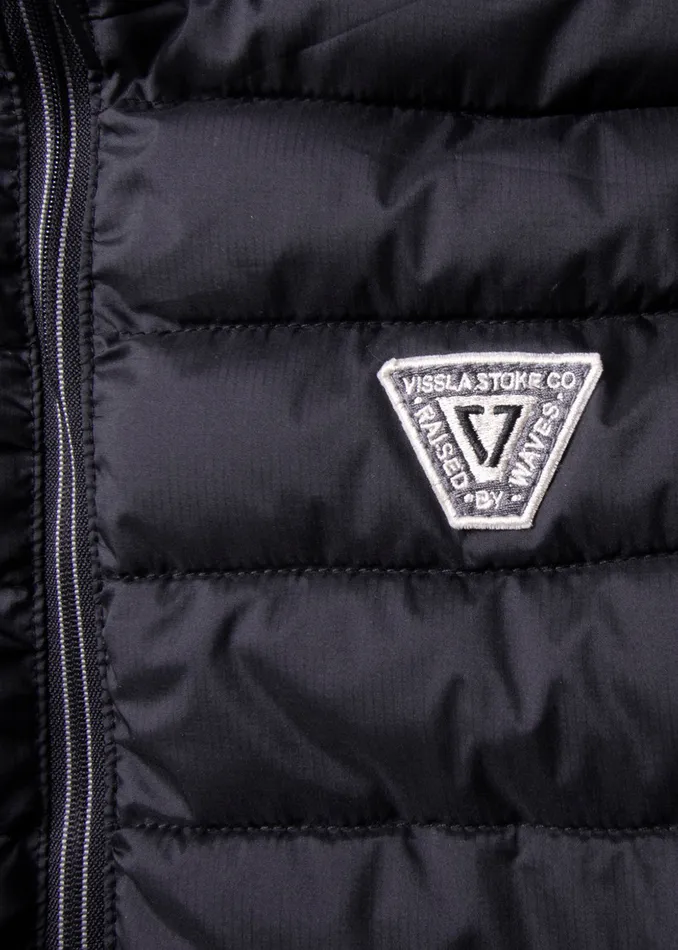 Easy Seas Eco Puff Jacket Black Men Jackets Vissla
