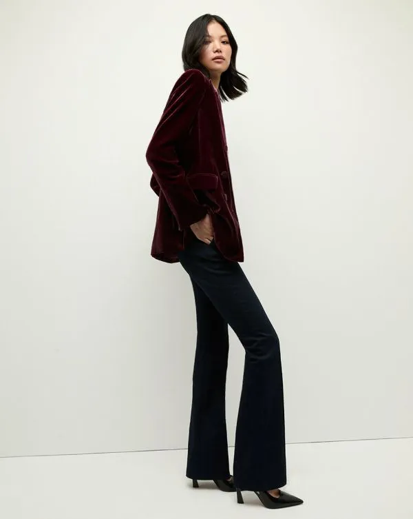 Ellette Velvet Dickey Jacket Wine Women Veronica Beard Jackets and Outerwear Ellette Velvet Dickey Jacket Wine Women Veronica Beard Jackets and Outerwear