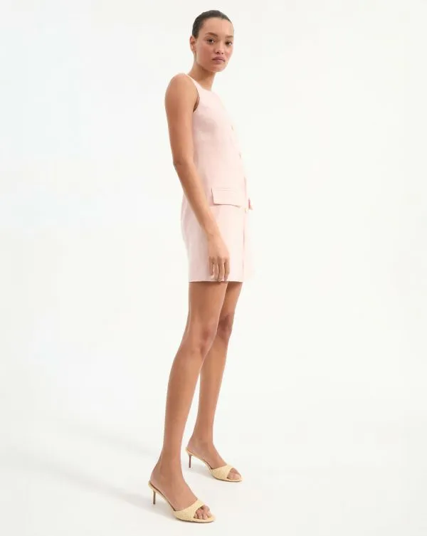 Evan Dress Pink Shell Women Veronica Beard Dresses