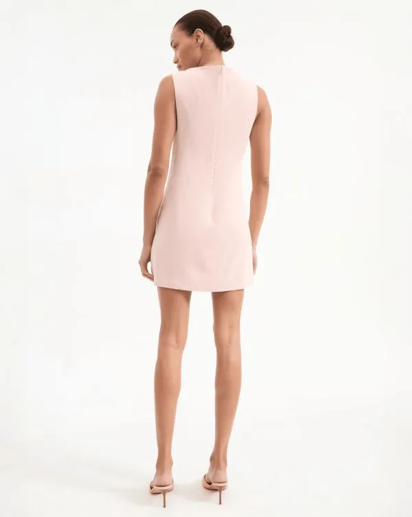 Evan Dress Pink Shell Women Veronica Beard Dresses