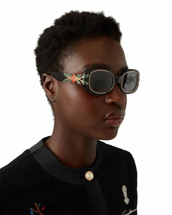 Eyewear MenWomen Casablanca Paris Black Laurel Sunglasses Eyewear MenWomen Casablanca Paris Black Laurel Sunglasses