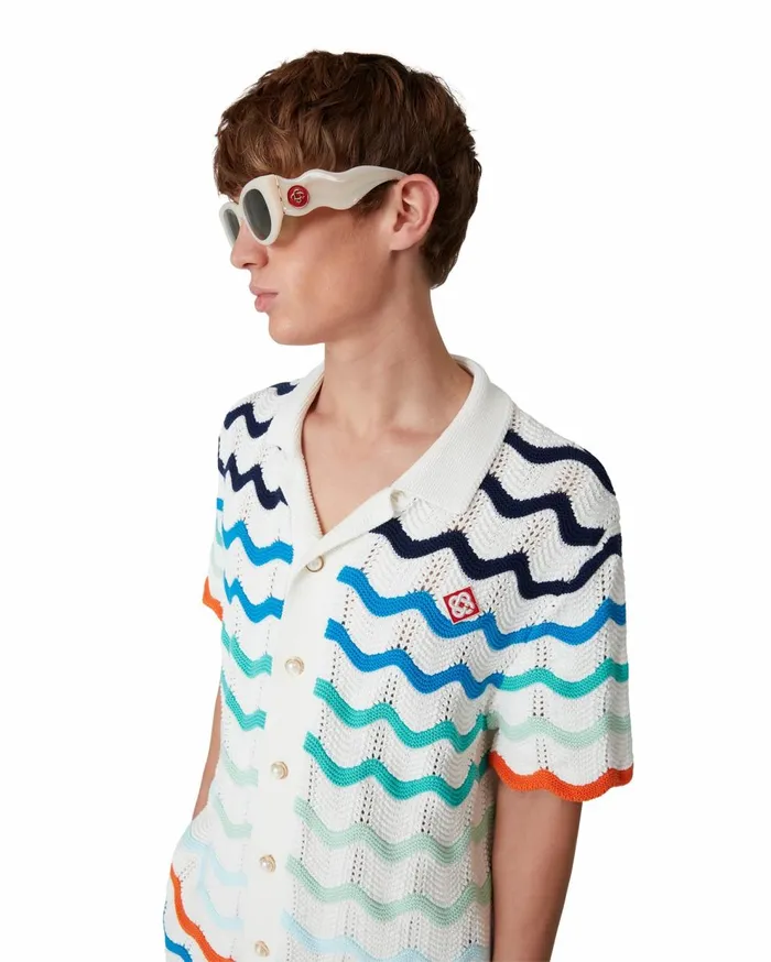 Eyewear MenWomen Casablanca Paris Cream The Memphis Sunglasses Eyewear MenWomen Casablanca Paris Cream The Memphis Sunglasses