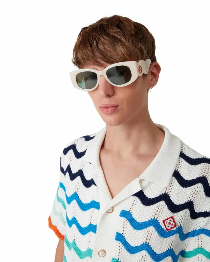 Eyewear MenWomen Casablanca Paris Cream The Memphis Sunglasses Eyewear MenWomen Casablanca Paris Cream The Memphis Sunglasses