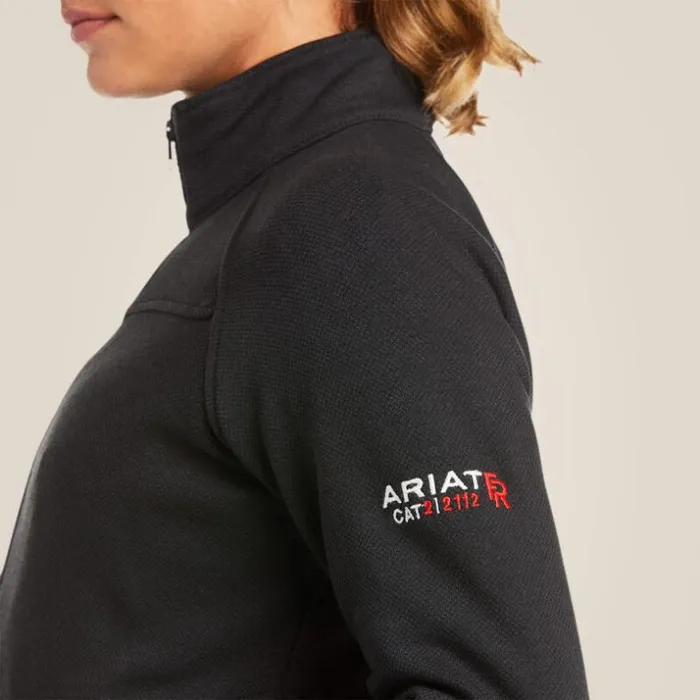 Flame Resistant Women Ariat FR Polartec Platform Jacket Black