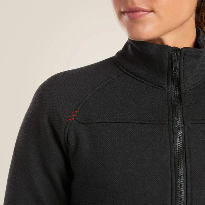 Flame Resistant Women Ariat FR Polartec Platform Jacket Black