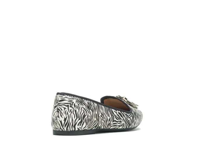Flats and SlipOns Sadie Tassel SlipOn Zebra Calf Hair Hush Puppies Women Flats and SlipOns Sadie Tassel SlipOn Zebra Calf Hair Hush Puppies Women