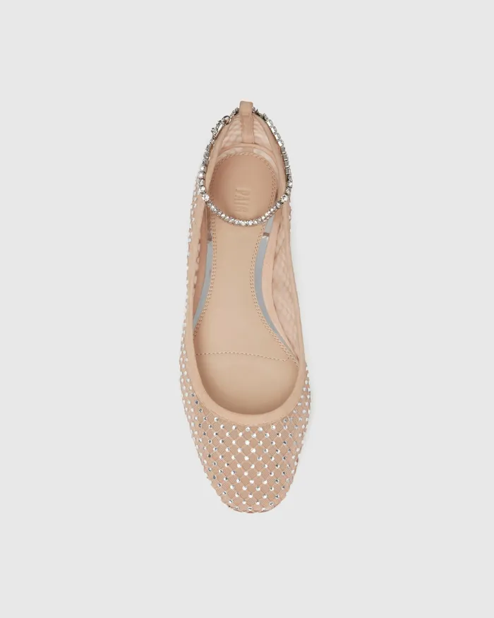 Flats Women Janine Flat 8211 Nude Mesh PAIGE Flats Women Janine Flat 8211 Nude Mesh PAIGE