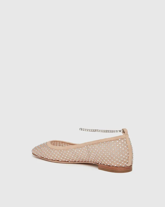 Flats Women Janine Flat 8211 Nude Mesh PAIGE Flats Women Janine Flat 8211 Nude Mesh PAIGE