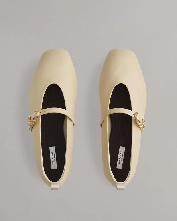 Flats Women rag and bone Spire Mary Jane Shoes Greige