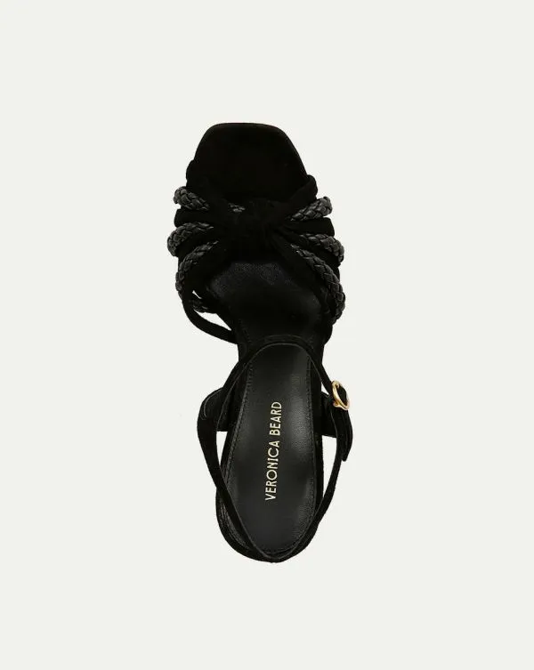 Flavia Platform Sandal Black Women Veronica Beard Shoes