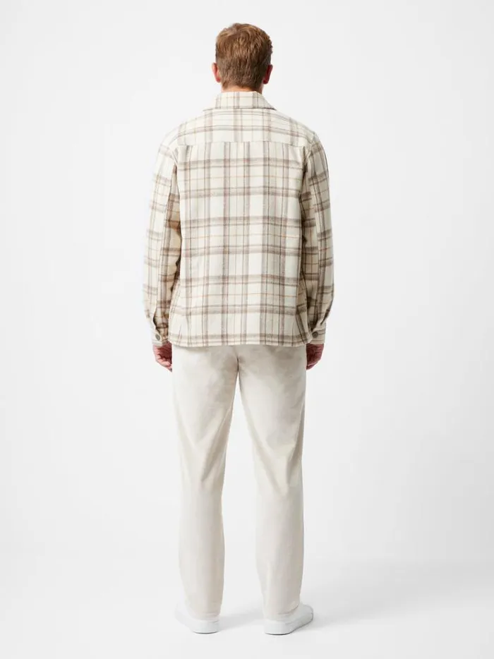French Connection Coats and Jackets Flannel Jacket Stone 8211 Man