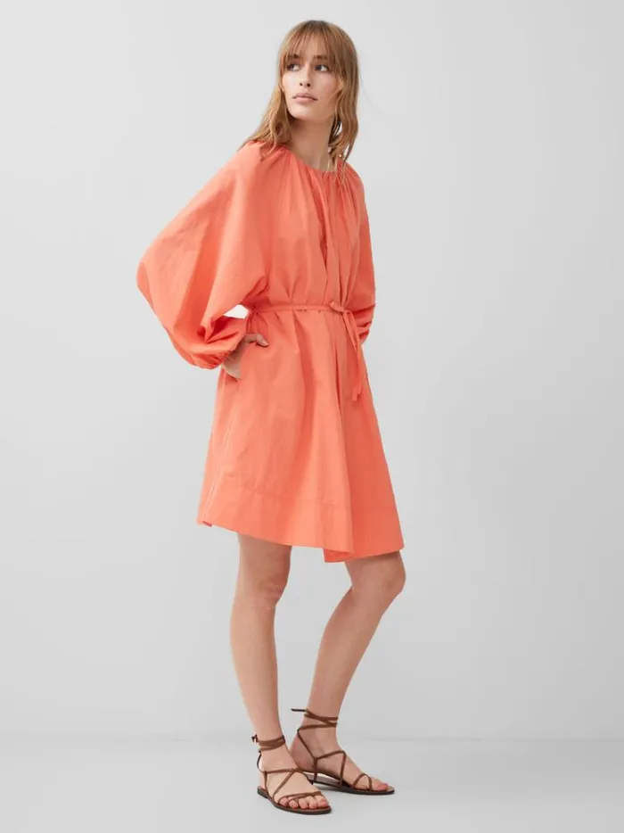 French Connection Dresses Alora Zip Dress Coral 8211 Woman