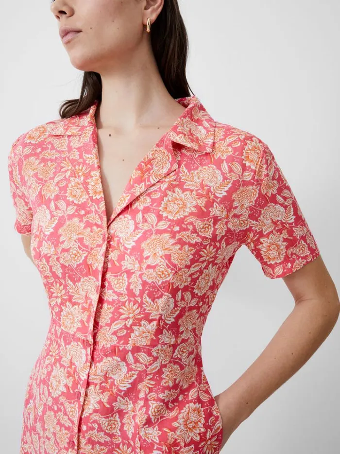 French Connection Dresses Cosette Rever Dress Camellia 8211 Woman