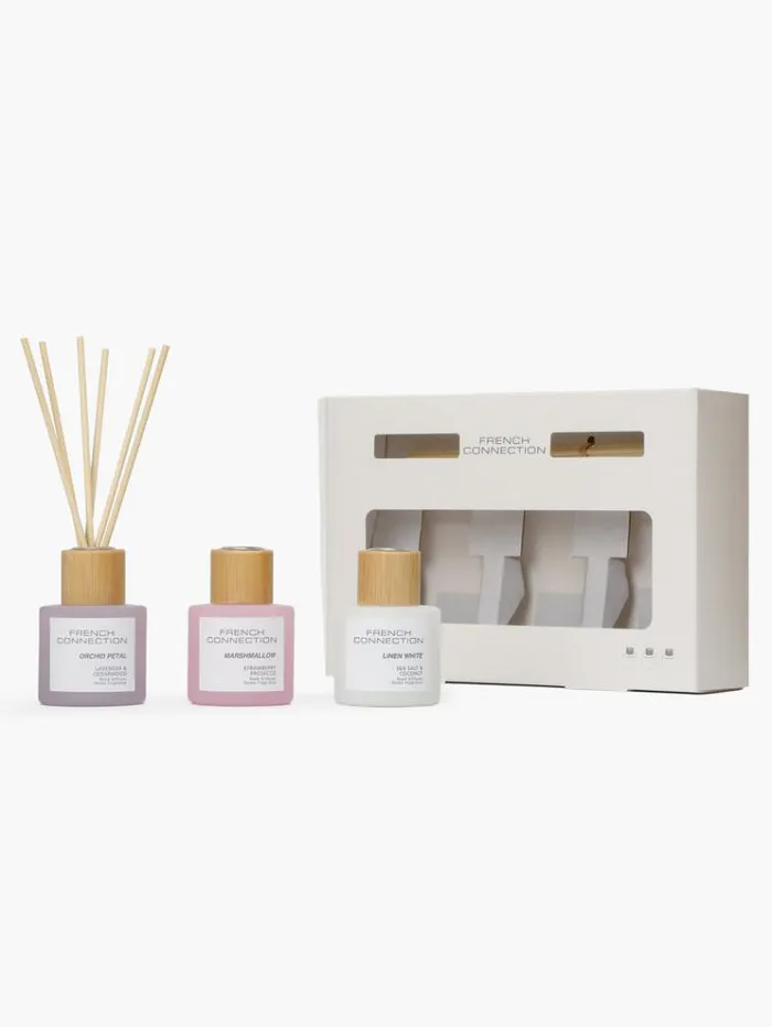 French Connection Home Accessories Serenity Diffuser Set Of 3 Natural 8211 Home