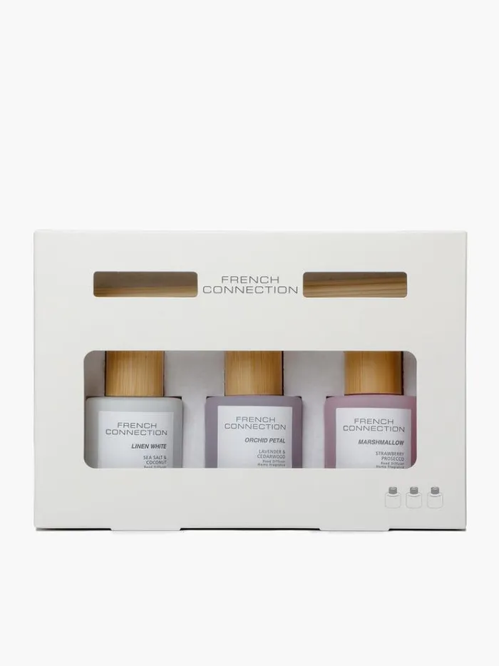 French Connection Home Accessories Serenity Diffuser Set Of 3 Natural 8211 Home
