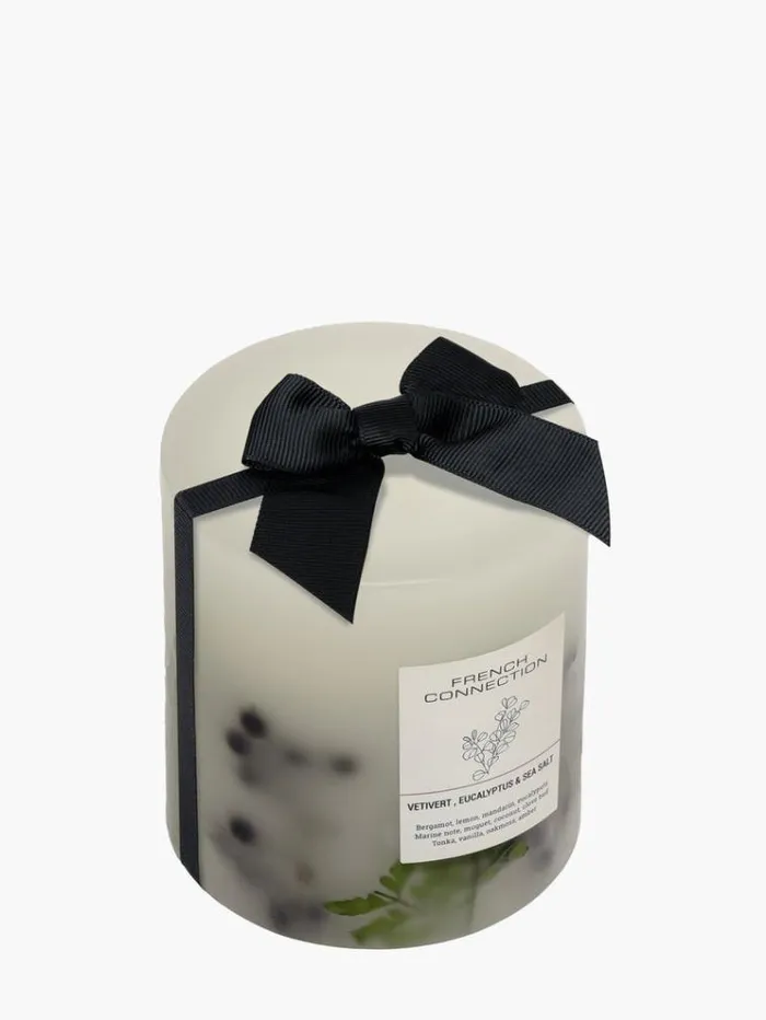 French Connection Home Accessories Vetivert Eucalyptus and Sea Salt Botanical Candle Vetivert 8211 Home
