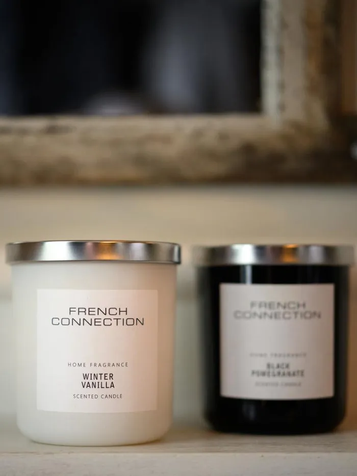 French Connection Home Accessories Winter Vanilla Classic 245g Candle Vanilla 8211 Home