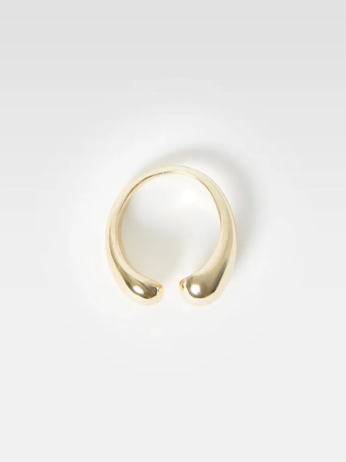 French Connection Jewellery Chunky Open Ring Gold 8211 Woman