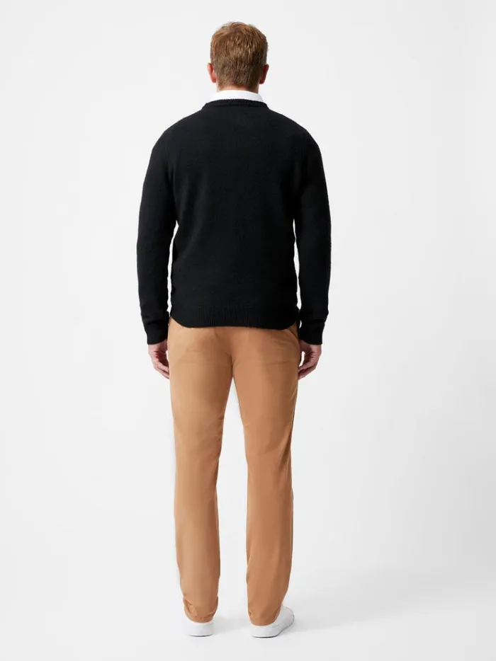 French Connection Knitwear Super Soft Crew Neck Jumper Black 8211 Man