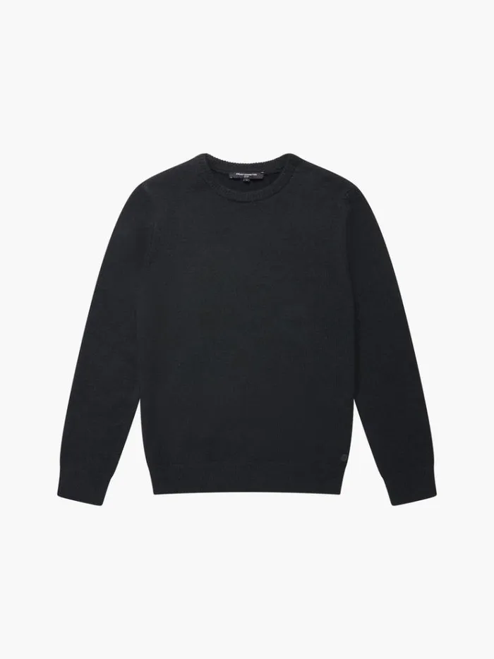 French Connection Knitwear Super Soft Crew Neck Jumper Black 8211 Man
