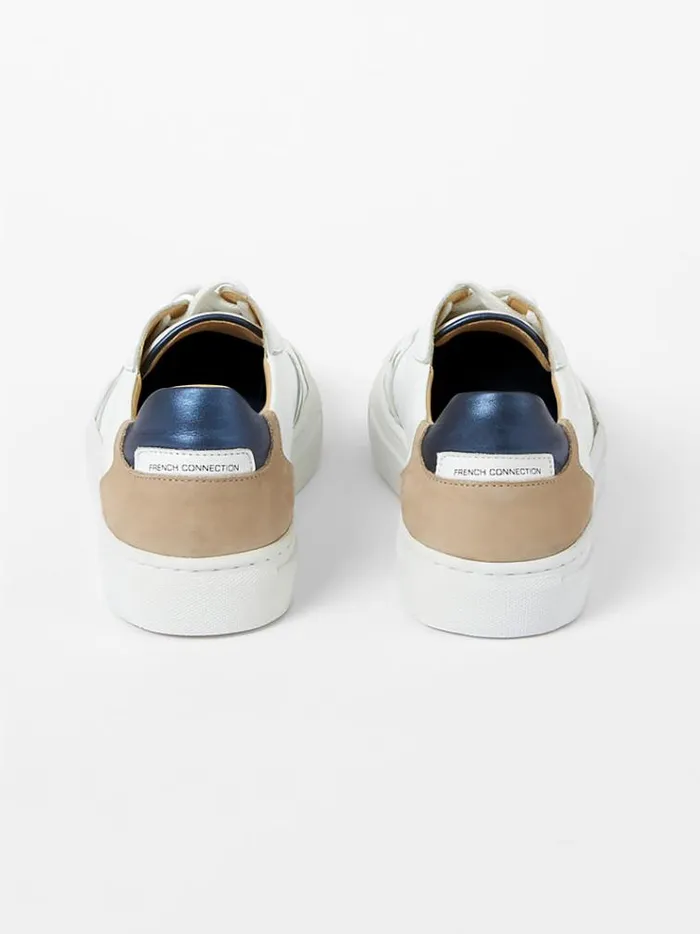 French Connection Shoes SW X Larsa Sneakers Whiteblues 8211 Woman
