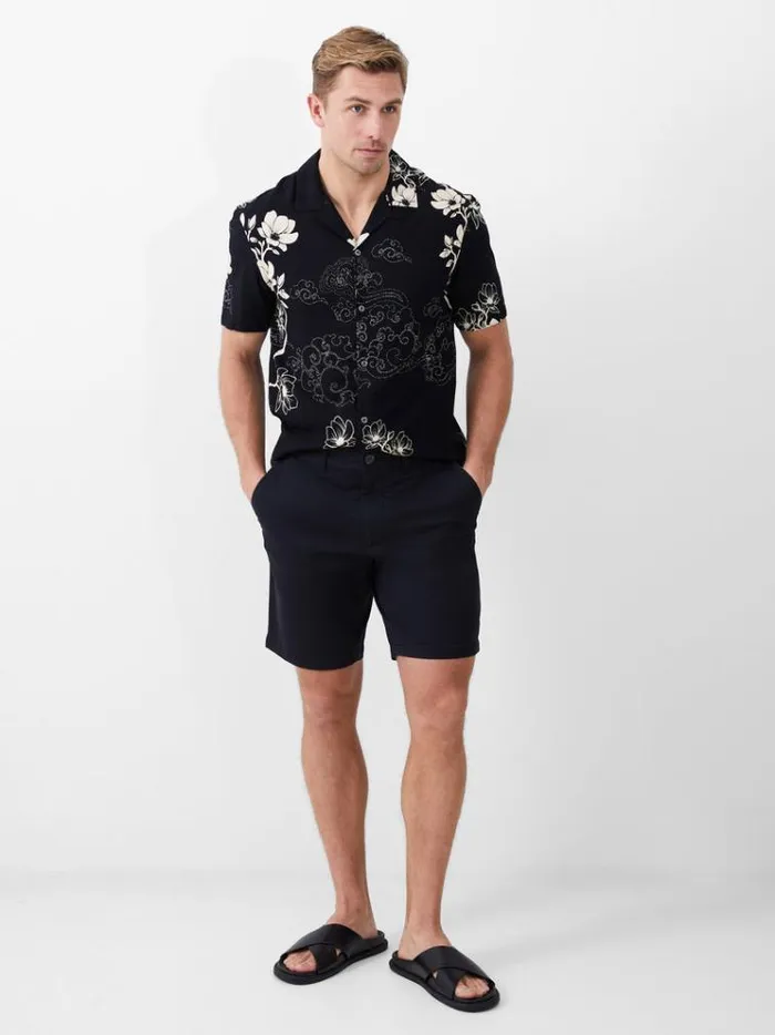 French Connection Shorts Stretch Chino Shorts Black 8211 Man