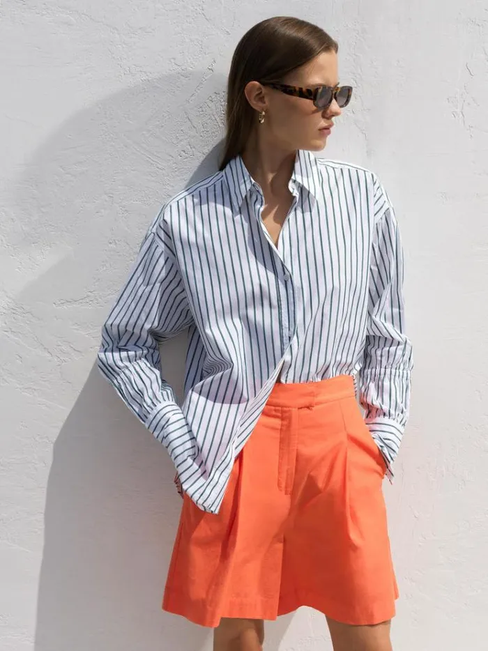 French Connection Skirts and Shorts Alania City Shorts Coral 8211 Woman