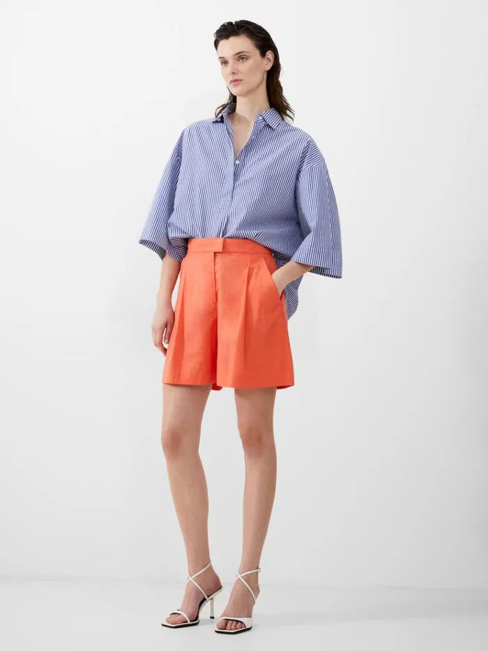 French Connection Skirts and Shorts Alania City Shorts Coral 8211 Woman