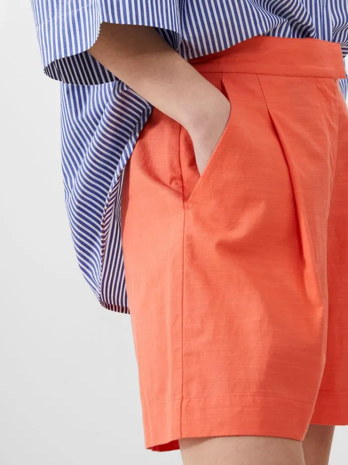 French Connection Skirts and Shorts Alania City Shorts Coral 8211 Woman