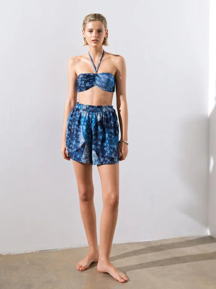 French Connection Skirts and Shorts Denim Beach Shorts Blue 8211 Woman