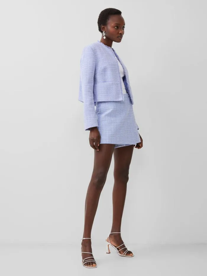 French Connection Skirts and Shorts Effie Boucle Skort Bluebellclassic Cre 8211 Woman