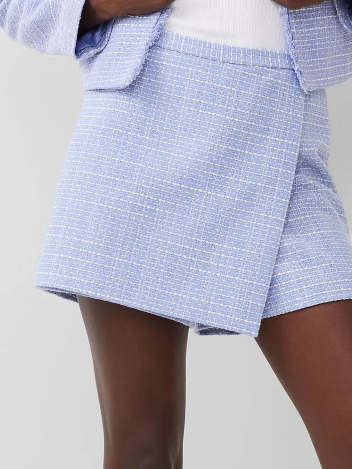 French Connection Skirts and Shorts Effie Boucle Skort Bluebellclassic Cre 8211 Woman