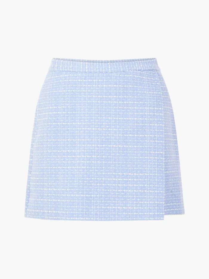 French Connection Skirts and Shorts Effie Boucle Skort Bluebellclassic Cre 8211 Woman