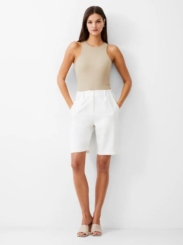 French Connection Skirts and Shorts Tailored Shorts Summer White 8211 Woman