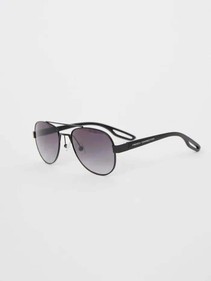 French Connection Sunglasses Metal DFrame Sunglasses Black 8211 Man