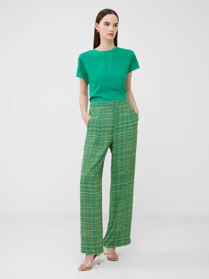 French Connection Trousers Carmen Recycled Crepe Trousers Jelly Beanwasabi 8211 Woman French Connection Trousers Carmen Recycled Crepe Trousers Jelly Beanwasabi 8211 Woman