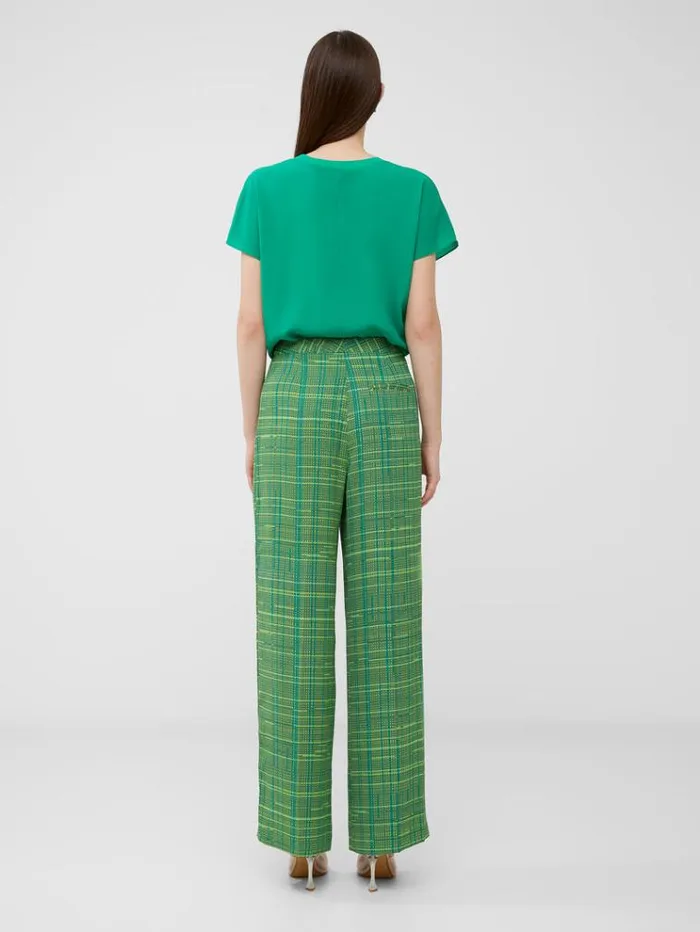French Connection Trousers Carmen Recycled Crepe Trousers Jelly Beanwasabi 8211 Woman