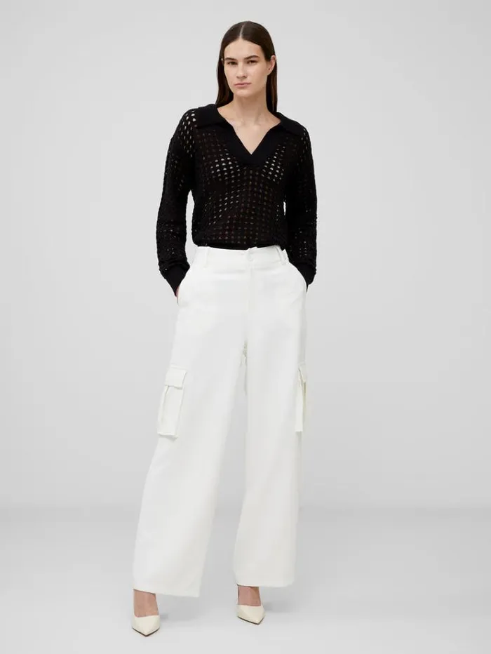 French Connection Trousers Combat Trousers Summer White 8211 Woman