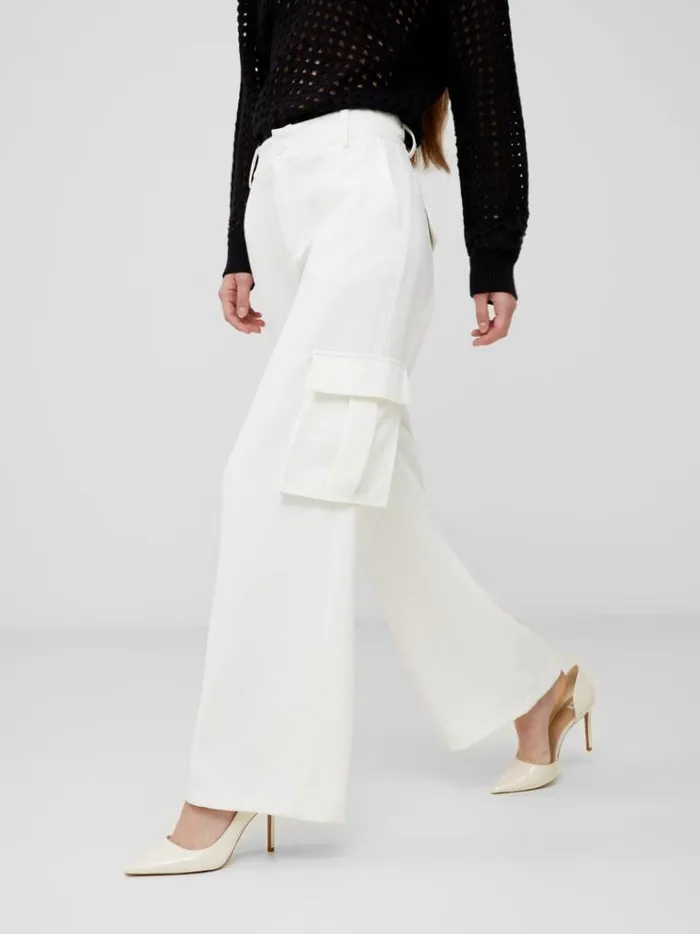 French Connection Trousers Combat Trousers Summer White 8211 Woman