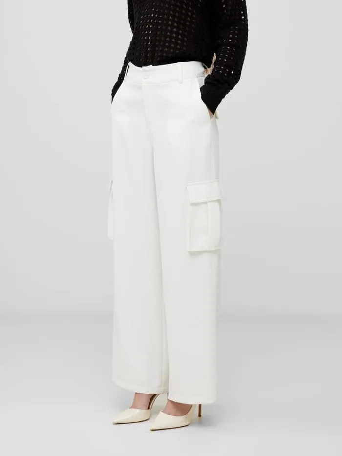 French Connection Trousers Combat Trousers Summer White 8211 Woman
