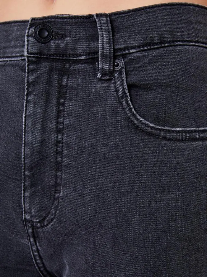 French Connection Trousers Soft Stretch Denim High Rise Skinny Jeans 30 Inch Charcoal 8211 Woman