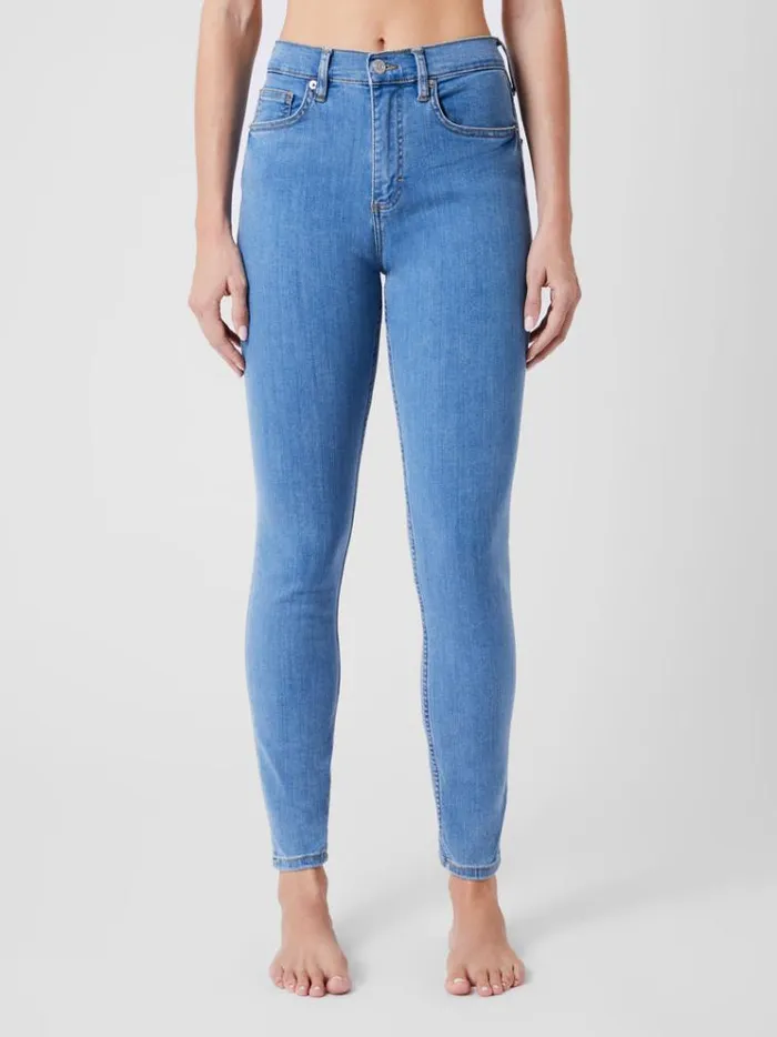 French Connection Trousers Soft Stretch Denim High Rise Skinny Jeans 30 Inch Light Wash 8211 Woman French Connection Trousers Soft Stretch Denim High Rise Skinny Jeans 30 Inch Light Wash 8211 Woman