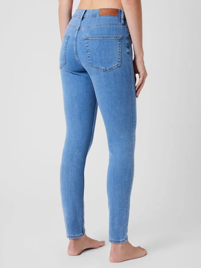 French Connection Trousers Soft Stretch Denim High Rise Skinny Jeans 30 Inch Light Wash 8211 Woman