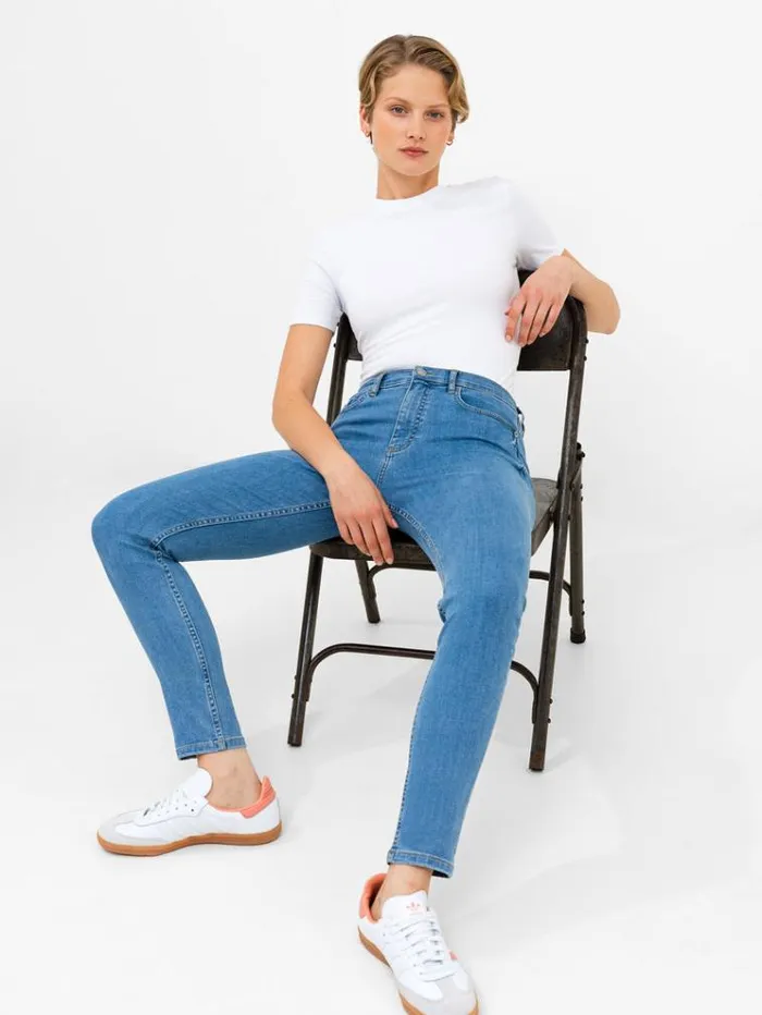French Connection Trousers Soft Stretch Denim High Rise Skinny Jeans 30 Inch Light Wash 8211 Woman