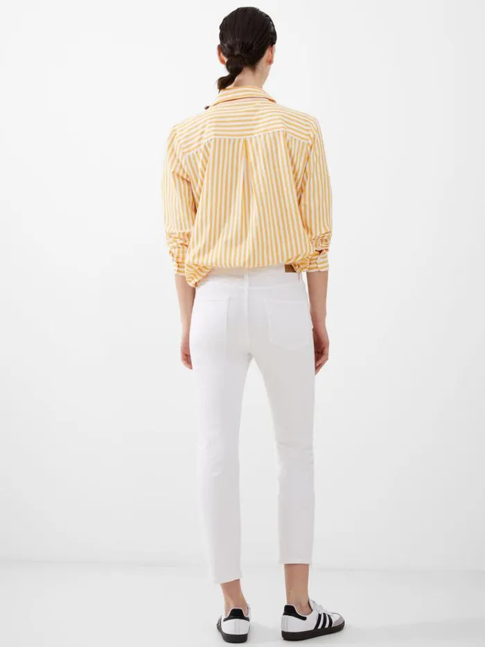 French Connection Trousers Stretch Denim Ankle Length Jeans 28 Inch White 8211 Woman