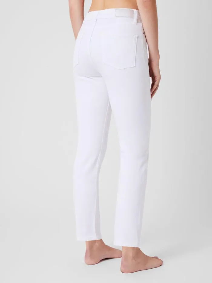 French Connection Trousers Stretch Denim Ankle Length Jeans 28 Inch White 8211 Woman