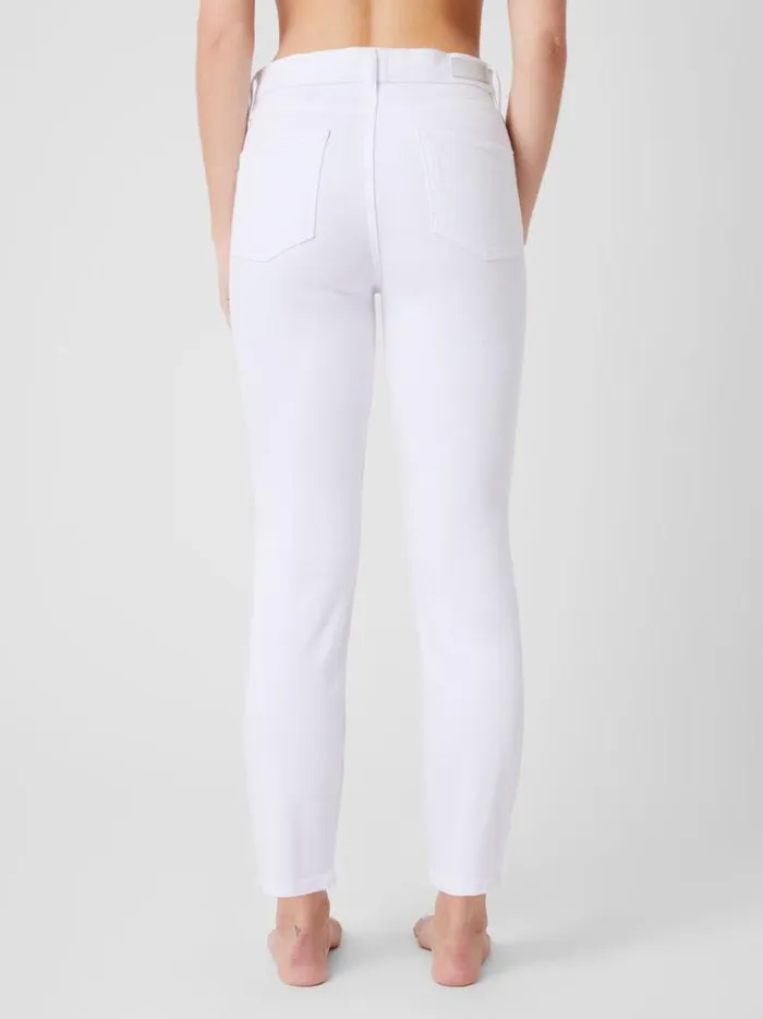 French Connection Trousers Stretch Denim Ankle Length Jeans 28 Inch White 8211 Woman